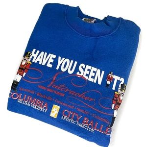 Blue Vintage Nutcracker Sweatshirt from Columbia City Ballet